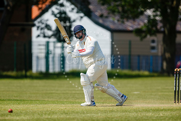 Cricket action from Diss v Hethersett