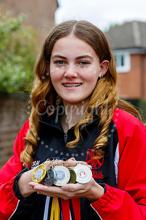 14 year-old Long Stratton High School student Alexandra Woods co