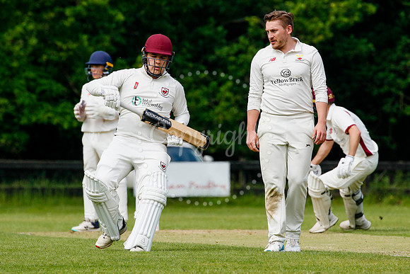 Cricket action from Old Buckenham vs. Great Melton