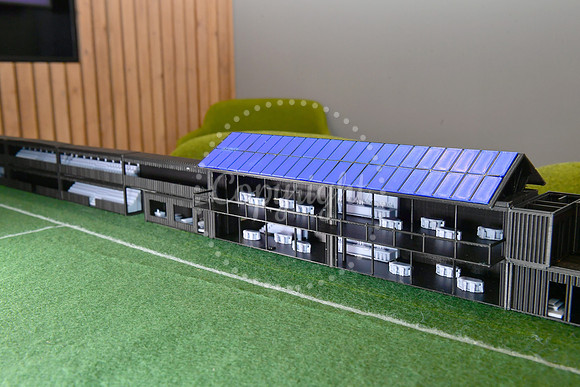 Gusto House, football stadium model