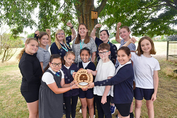 Kings POrimary Academy has received the Woodland Trust Green Tre