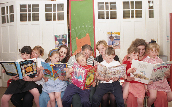 Parents' reading scheme at Oliver Quibell School 1999