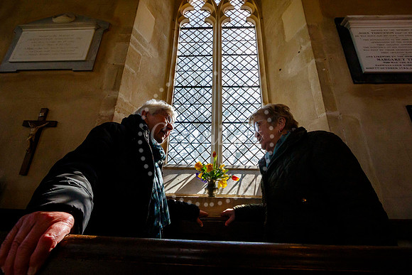 St Marys Church, Market Weston window restoration