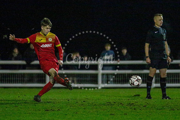 Football action from Walsham-le-Willows vs Whitstable Town