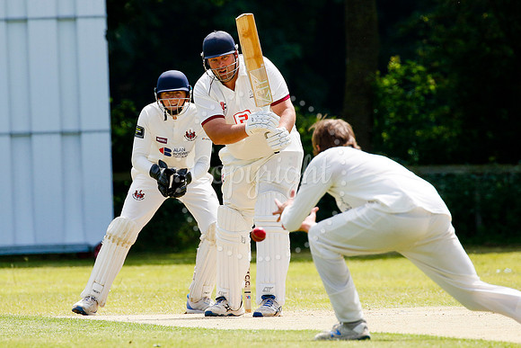 Cricket action from Garboldisham vs Sprowston