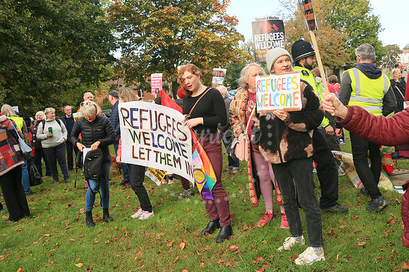 Pro Refugee Demonstration Diss