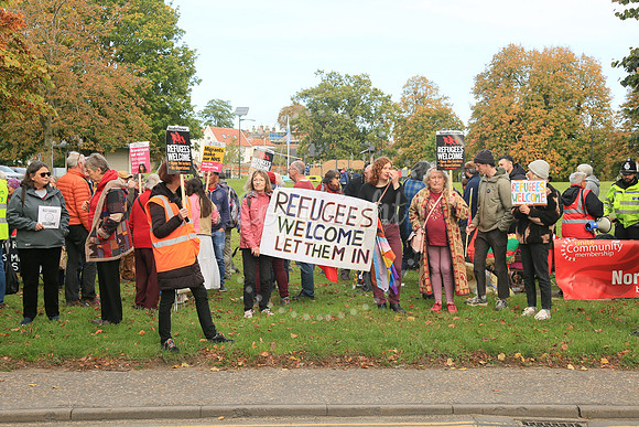 Pro Refugee Demonstration Diss