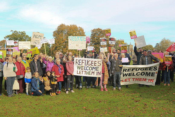 DE-28-10-2023-006 Demonstration in support of Refugees Diss Park