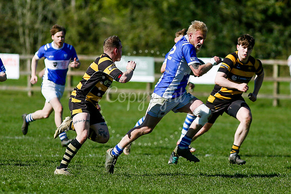 Rugby action from Diss vs Ely