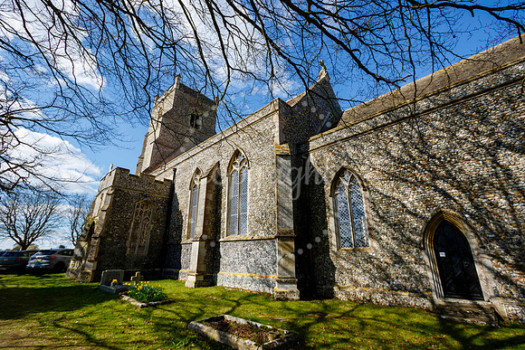 St Marys Church, Market Weston window restoration