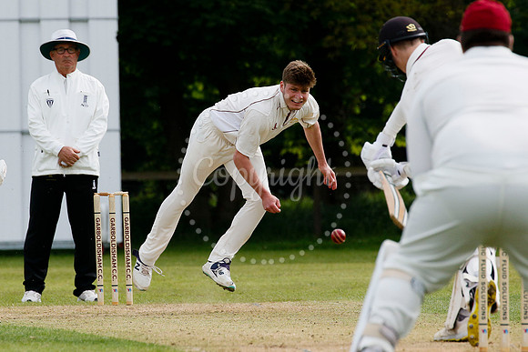 Cricket action from Garboldisham vs Downham Stow in their first