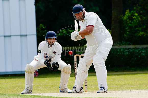 Cricket action from Garboldisham vs Sprowston
