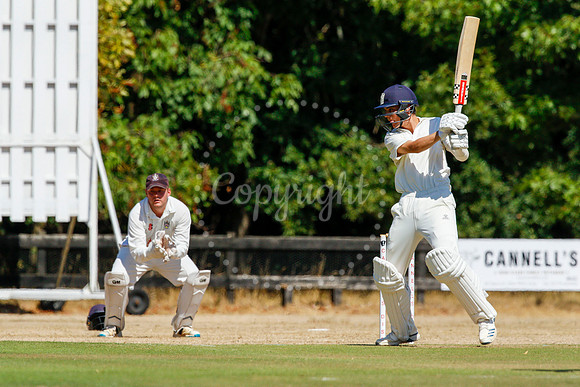 Cricket action from Old Buckenham v Lowestoft Town
