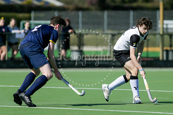 Hockey action from Harleston Magpies Men’s II vs UEA