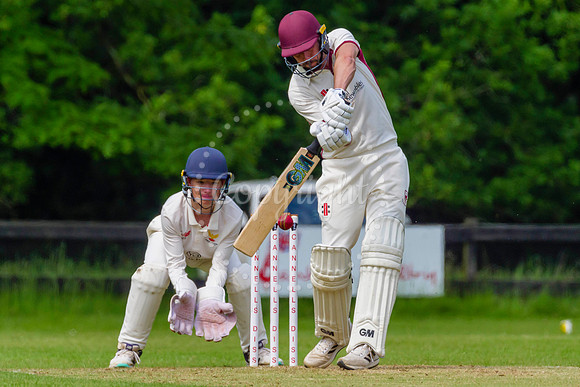 Cricket action from Old Buckenham vs. Great Melton