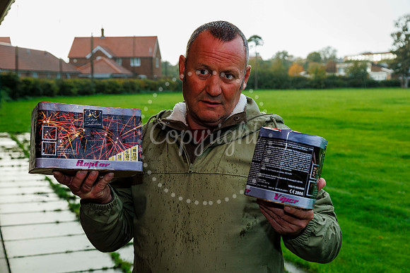 Billy Ellwood who has hosted a free fireworks display for 17 yea
