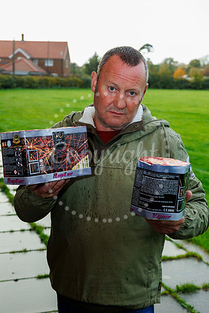 Billy Ellwood who has hosted a free fireworks display for 17 yea