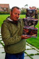 Billy Ellwood who has hosted a free fireworks display for 17 yea