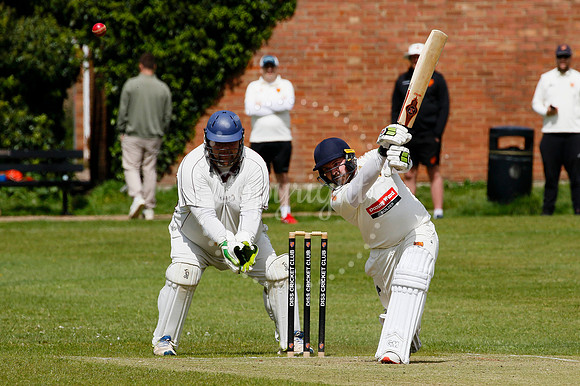 Cricket action from Diss vs Bradenham in their first game of the