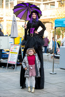 Halloween event for families - Families celebrating Halloween at