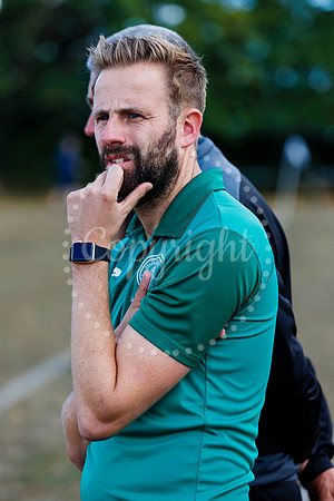 Framlingham FC manager Liam Abraham