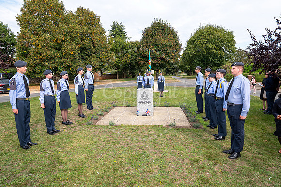 Tuddenham war memorial on the village green.Rededication of the