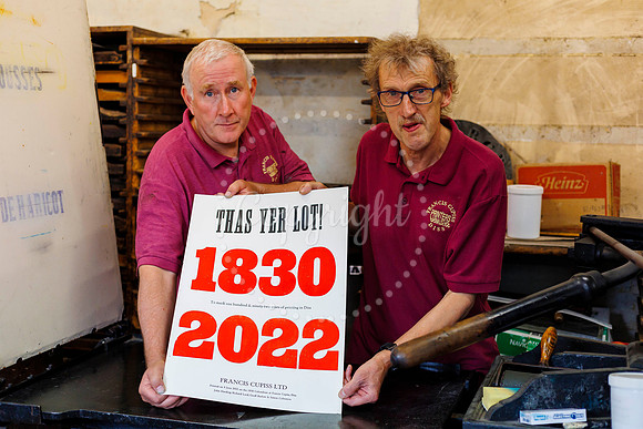 Richard Lord and John Harding of Cupriss printers which has clos