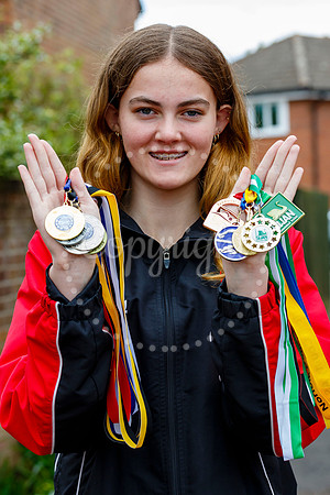 14 year-old Long Stratton High School student Alexandra Woods co
