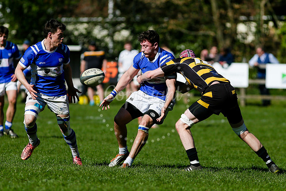 Rugby action from Diss vs Ely