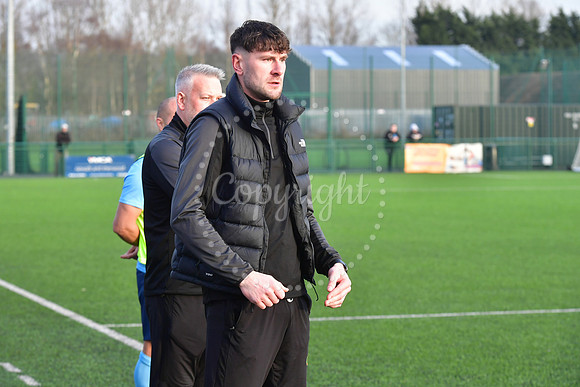 Newark Town v Sleaford Town football action
