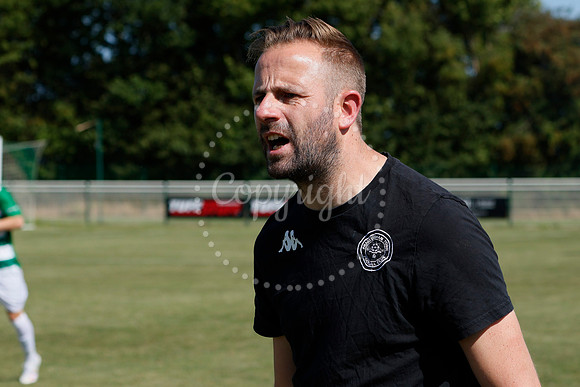 Framlingham manager Liam Abraham