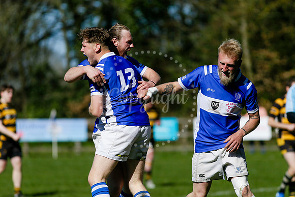 Rugby action from Diss vs Ely