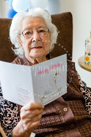 Marie Still of the Hartismere Place Care Home who has celebrated