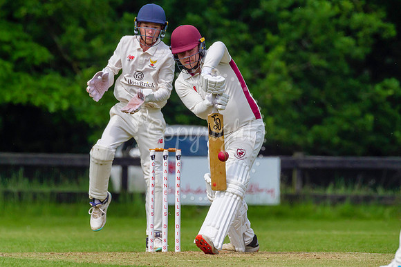 Cricket action from Old Buckenham vs. Great Melton