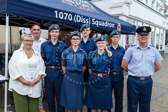 Armed Forces day on Diss Market Place