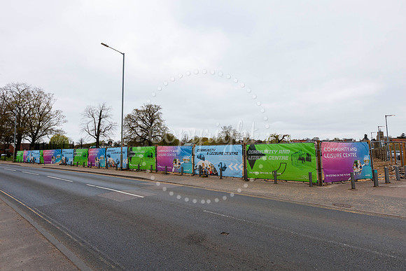 Diss Leisure Centre and former John Grose site