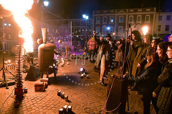Ignite: Fire, Flame and Frenzy in Newark Market Place