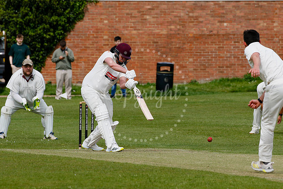 Cricket action from Diss vs Bradenham in their first game of the