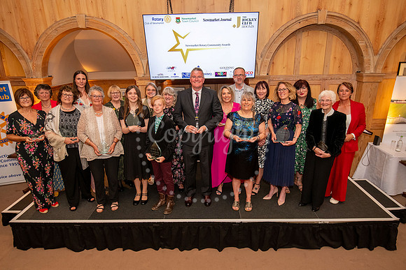 Newmarket Community Awards 2024 at the Jockey Club Rooms. Pictur