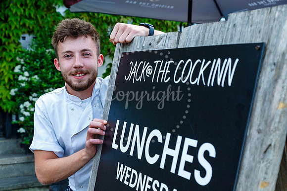 Jack Cronin-Aldridge chef at the Cock Inn pub in Diss.