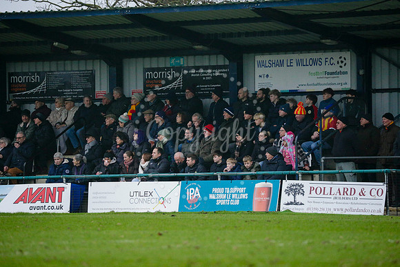 Football action from Walsham-le-Willows vs Whitstable Town