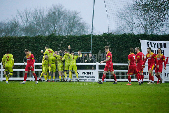 Football action from Walsham-le-Willows vs Whitstable Town
