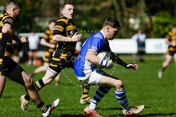 Rugby action from Diss vs Ely