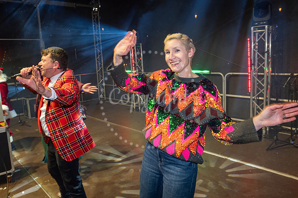 Newmarket Christmas Lights switch on. Picture by Mark Westley