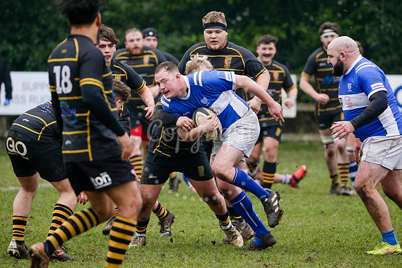Rugby action from Diss RFC vs Ipswich.