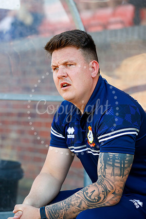 Football action from Diss Town v Whittlesey Athletic.