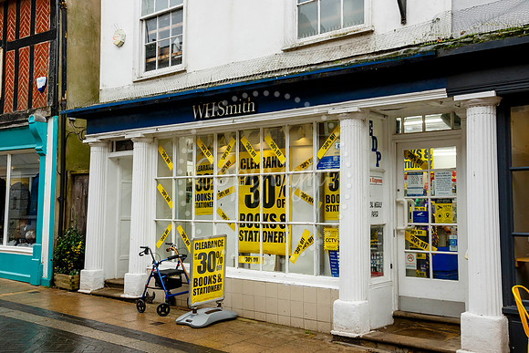 WHSmith in Diss which is due to close.