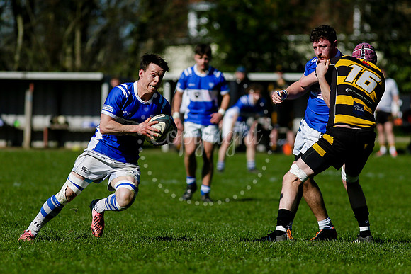 Rugby action from Diss vs Ely
