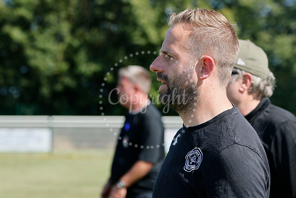 Framlingham manager Liam Abraham