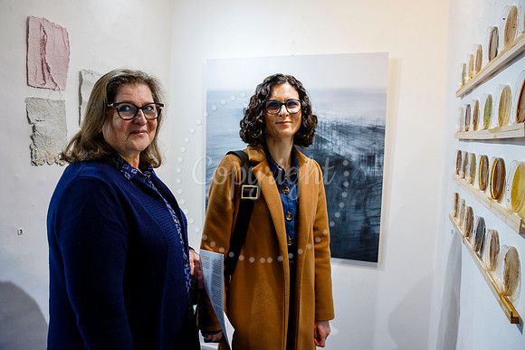 Opening night of the latest exhibition at “The Bank in Eye cal
